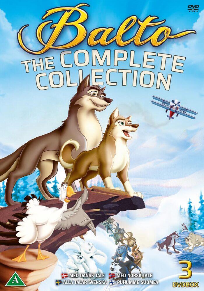 Balto 1 to 3 Complete Movie Trilogy DVD