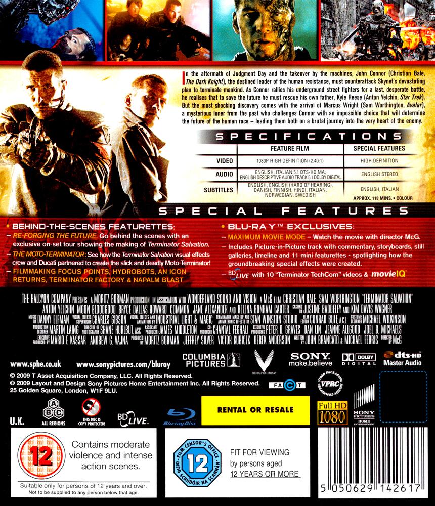 Terminator Salvation - Directors Cut Blu-Ray