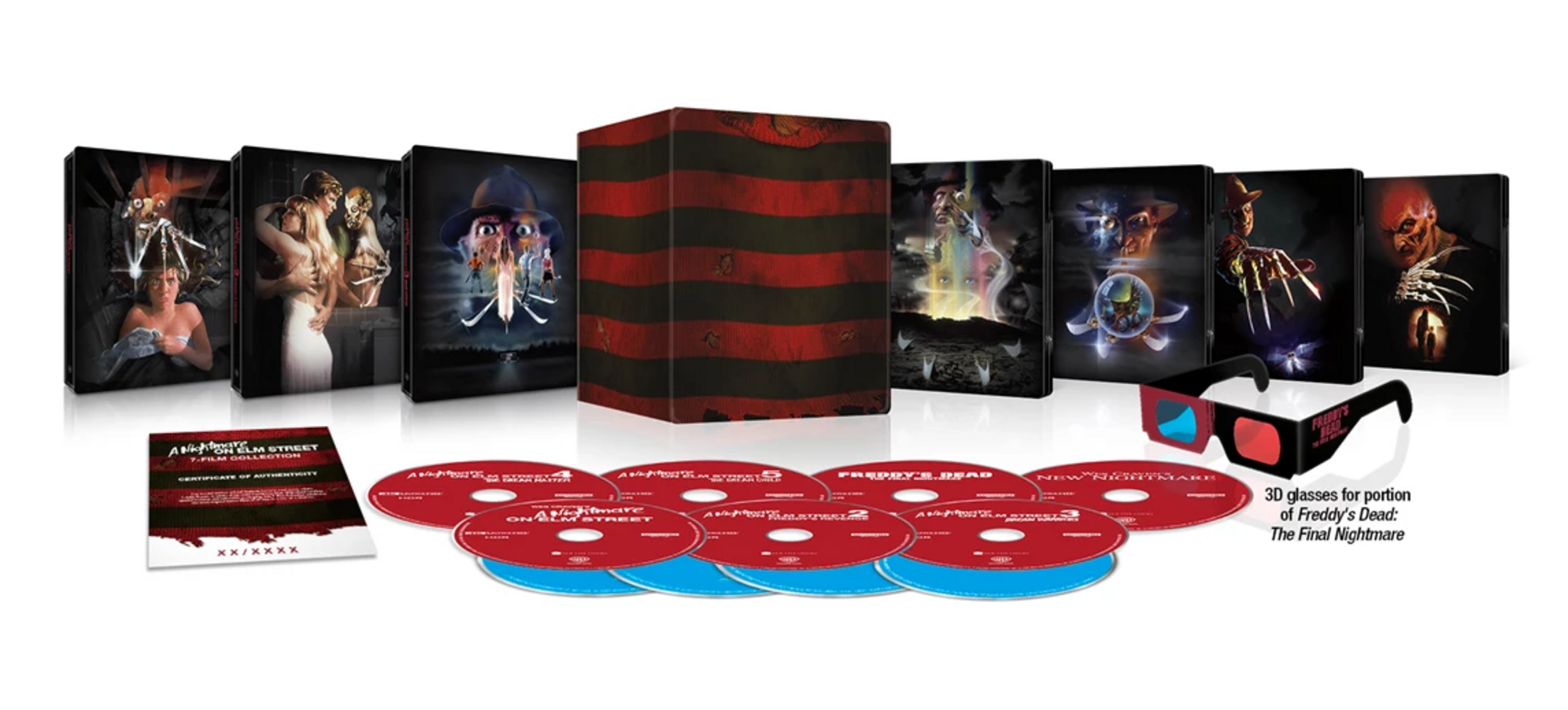A Nightmare On Elm Street 1 to 7 Film Collection Limited Edition