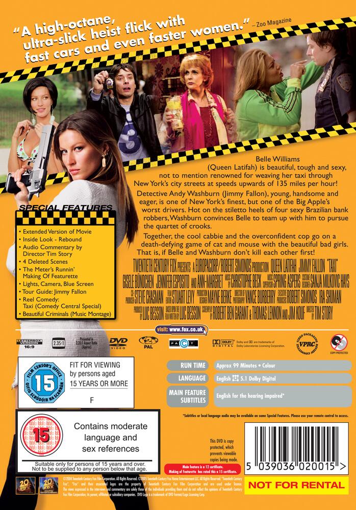Taxi DVD