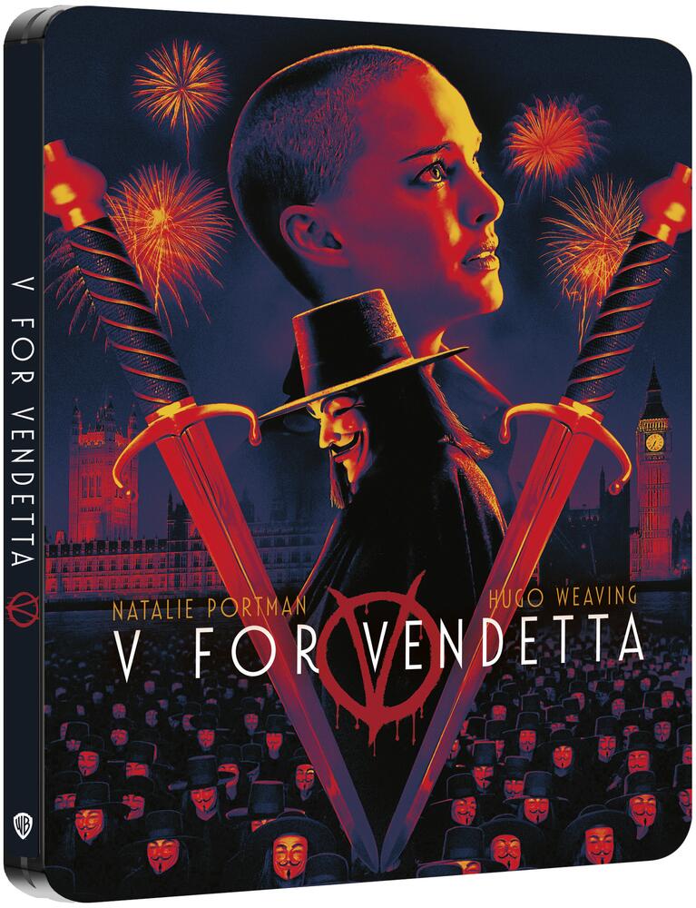 V For Vendetta Limited Edition Steelbook 4K Ultra HD + Blu-Ray