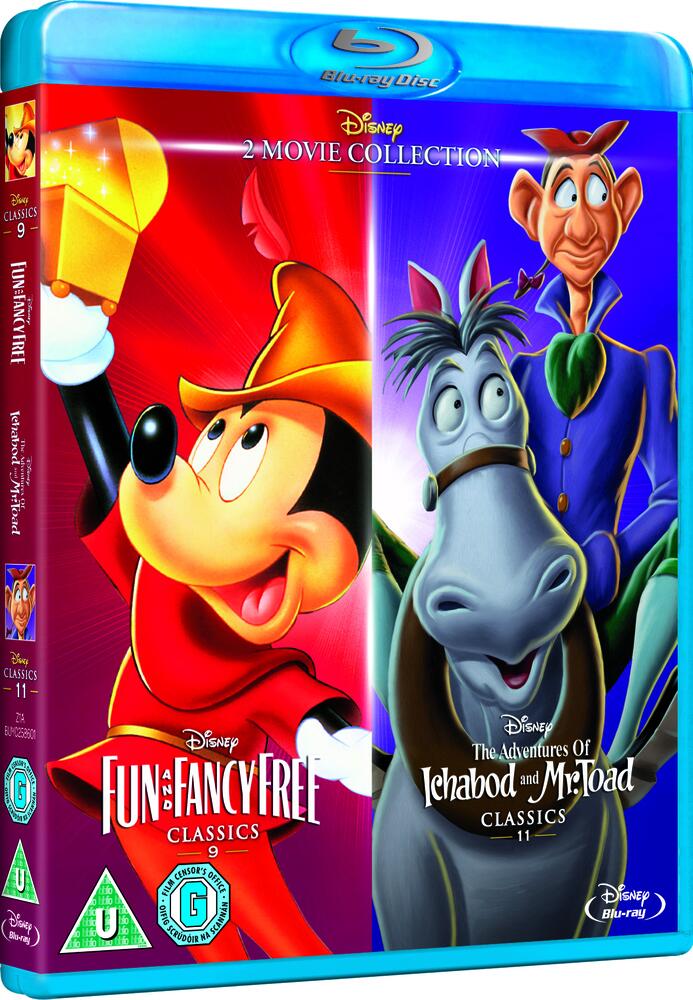 Fun And Fancy Free / The Adventures Of Ichabod And Mr Toad Blu-Ray