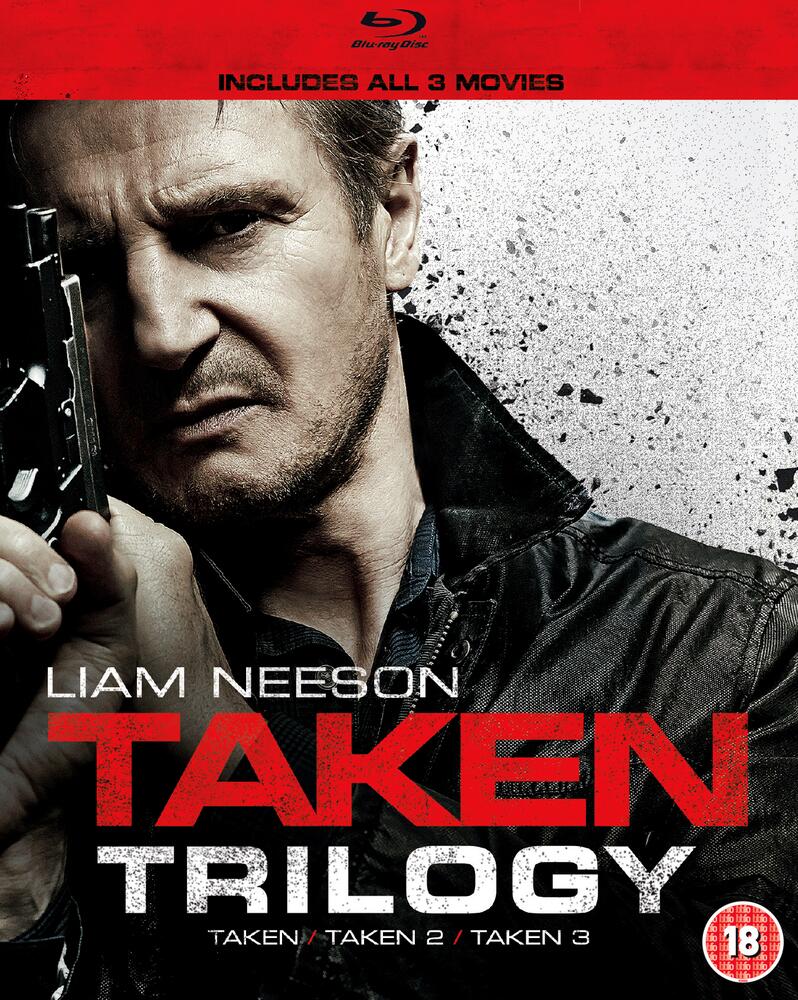 Taken Trilogy (3 Films) 1 to 3 Movie Collection Blu-Ray
