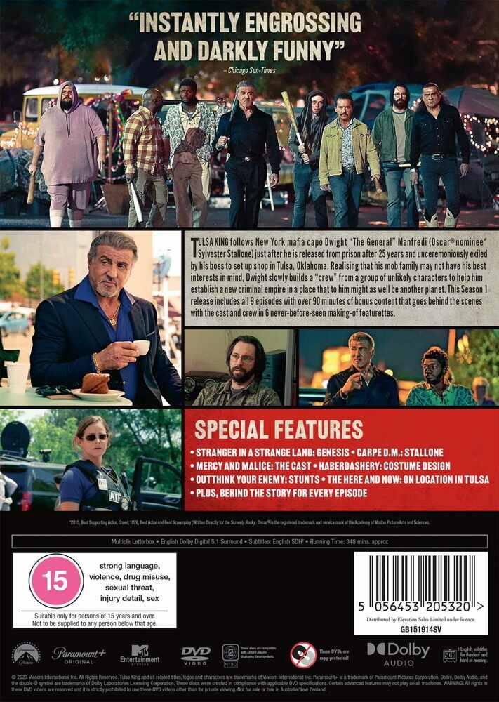 Tulsa King Season 1 DVD