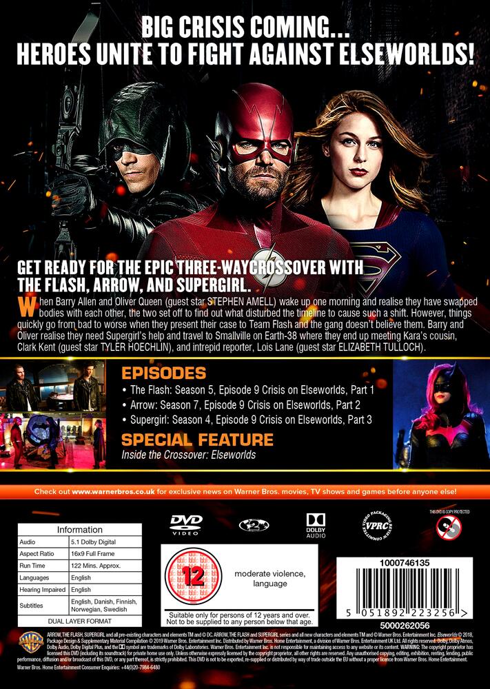 DC Elseworlds Parts 1 to 3 DVD