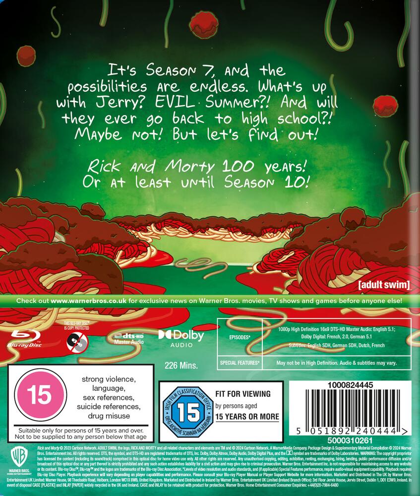 Rick And Morty Season 7 Blu-Ray