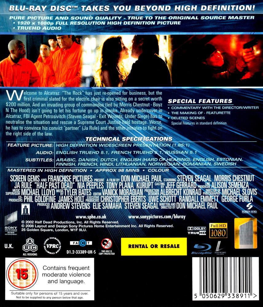 Half Past Dead Blu-Ray