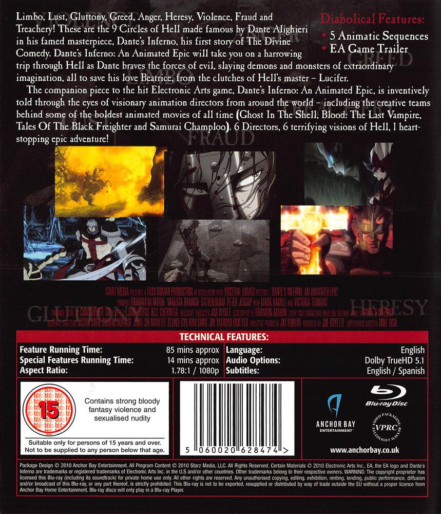 Dante's Inferno An Animated Epic