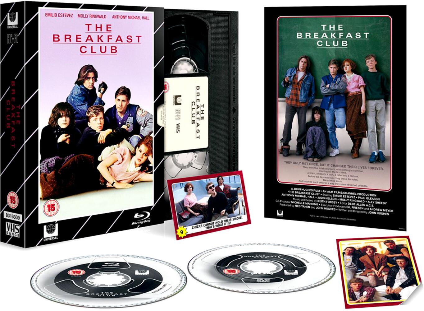 The Breakfast Club - Limited Edition VHS Collection DVD + Blu-Ray