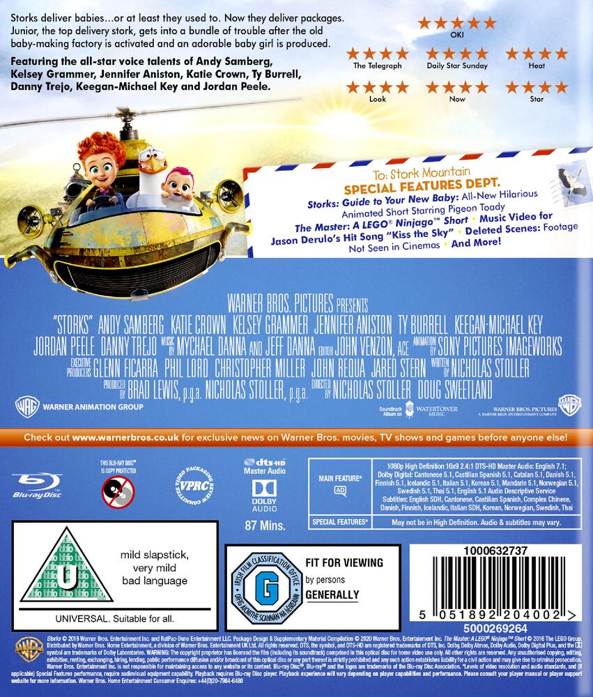 Storks Blu-Ray