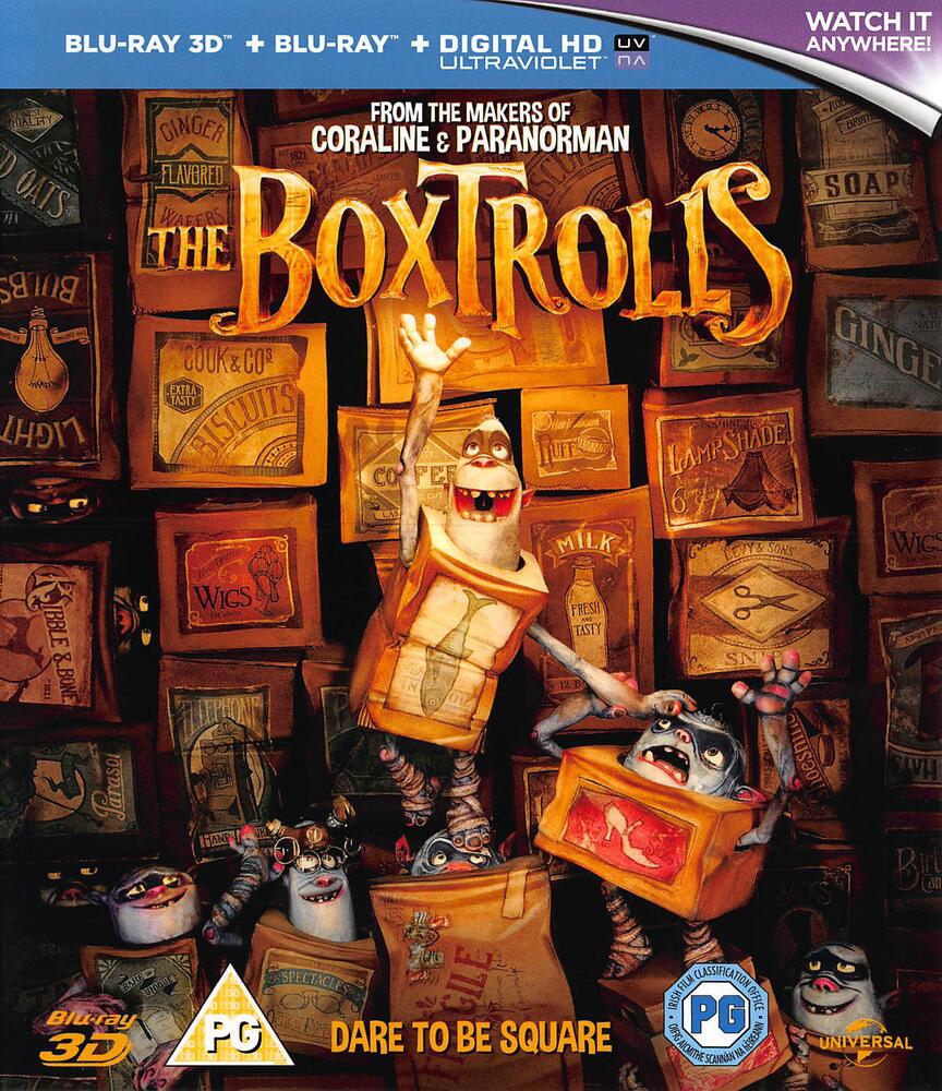 The BoxTrolls 3D+2D Blu-Ray