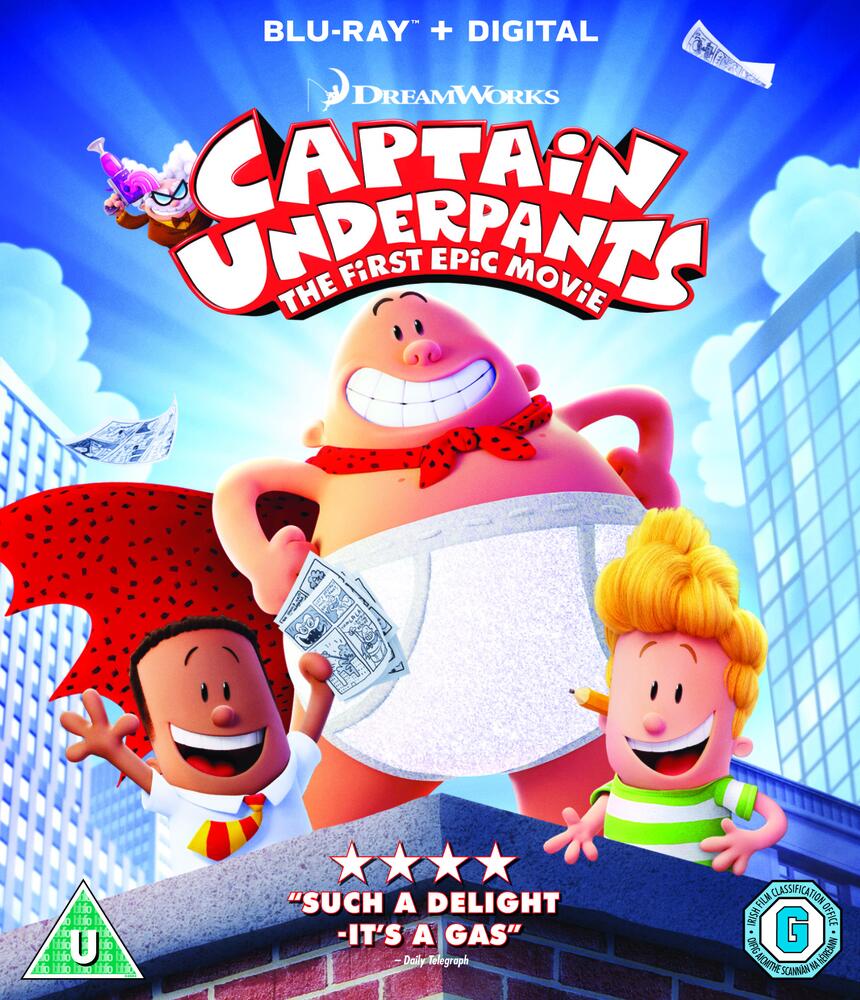 Captain Underpants - The First Epic Movie Blu-Ray