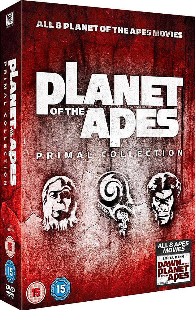 Planet Of The Apes - Primal Movie Collection (8 Films) DVD