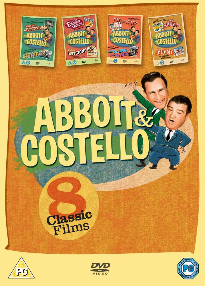 The Best Of Abbott And Costello (8 Films) Collection DVD