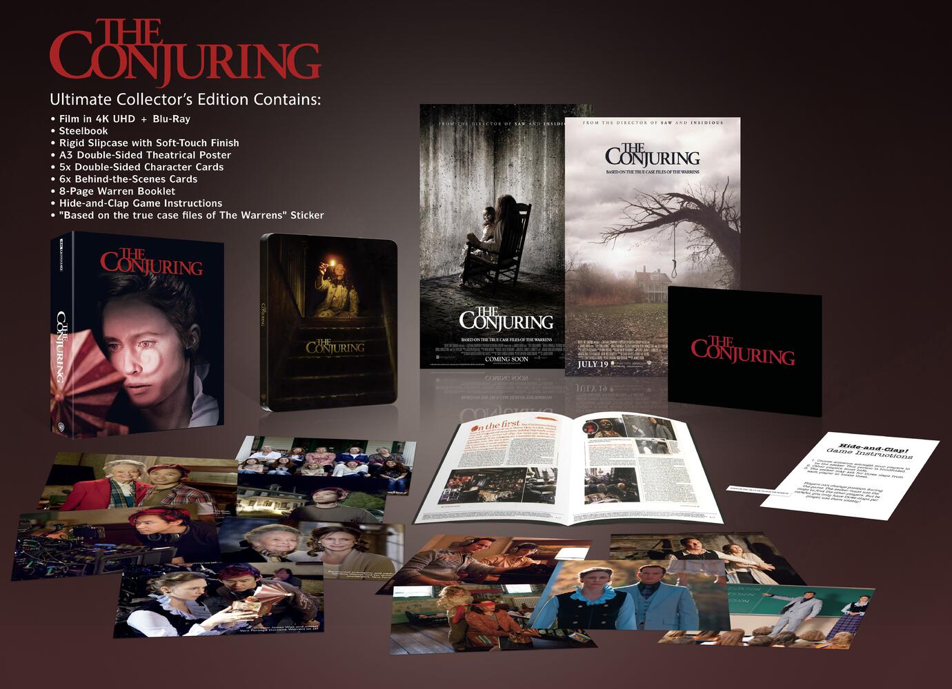 The Conjuring Limited Collectors Edition Steelbook 4K Ultra HD + Blu-Ray