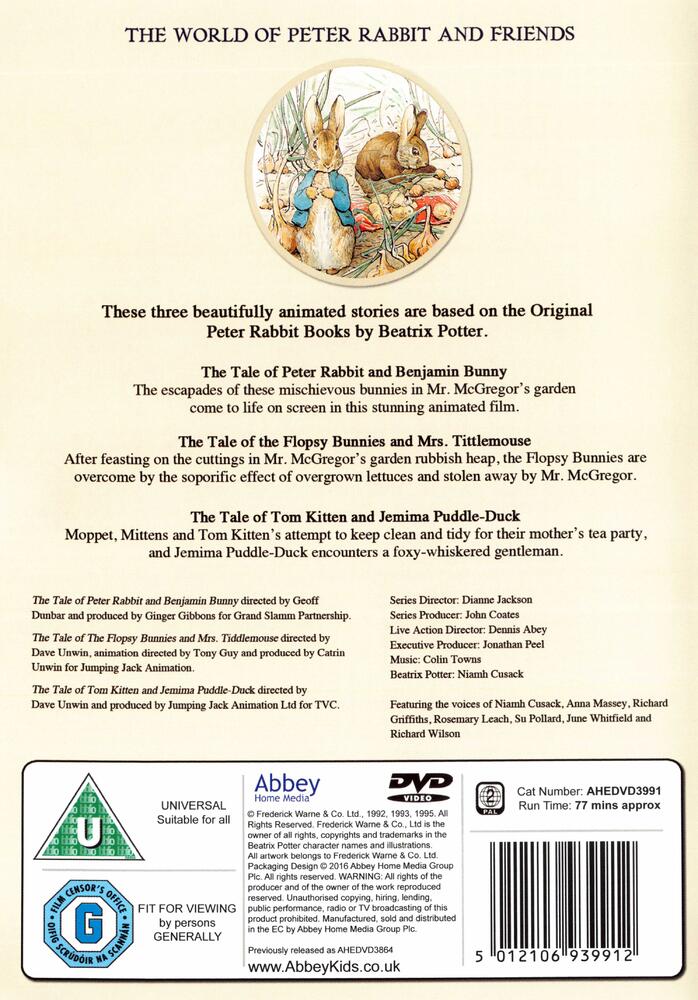Beatrix Potter - The World Of Peter Rabbit And Friends DVD