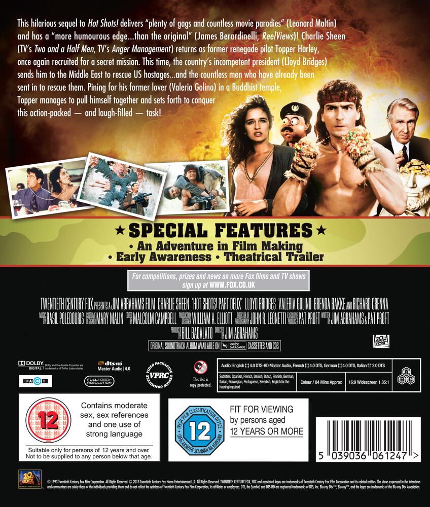 Hot Shots! - Part Deux Blu-Ray