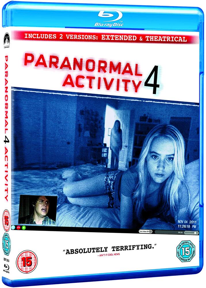 Paranormal Activity 4 - Extended Cut Blu-Ray