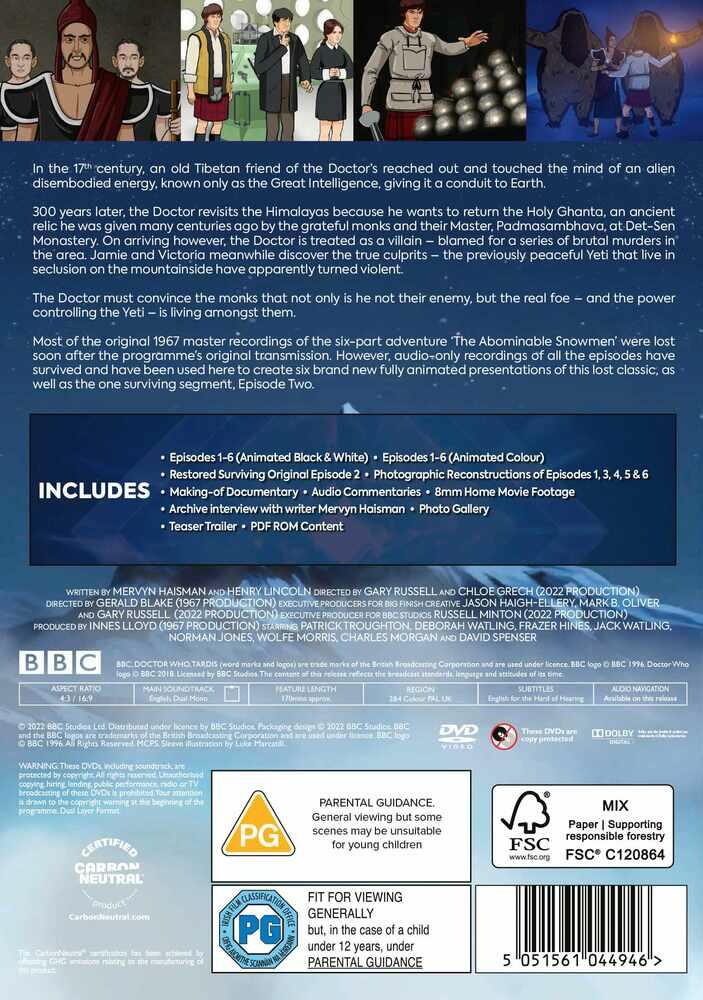 Doctor Who Animated - The Abominable Snowmen DVD