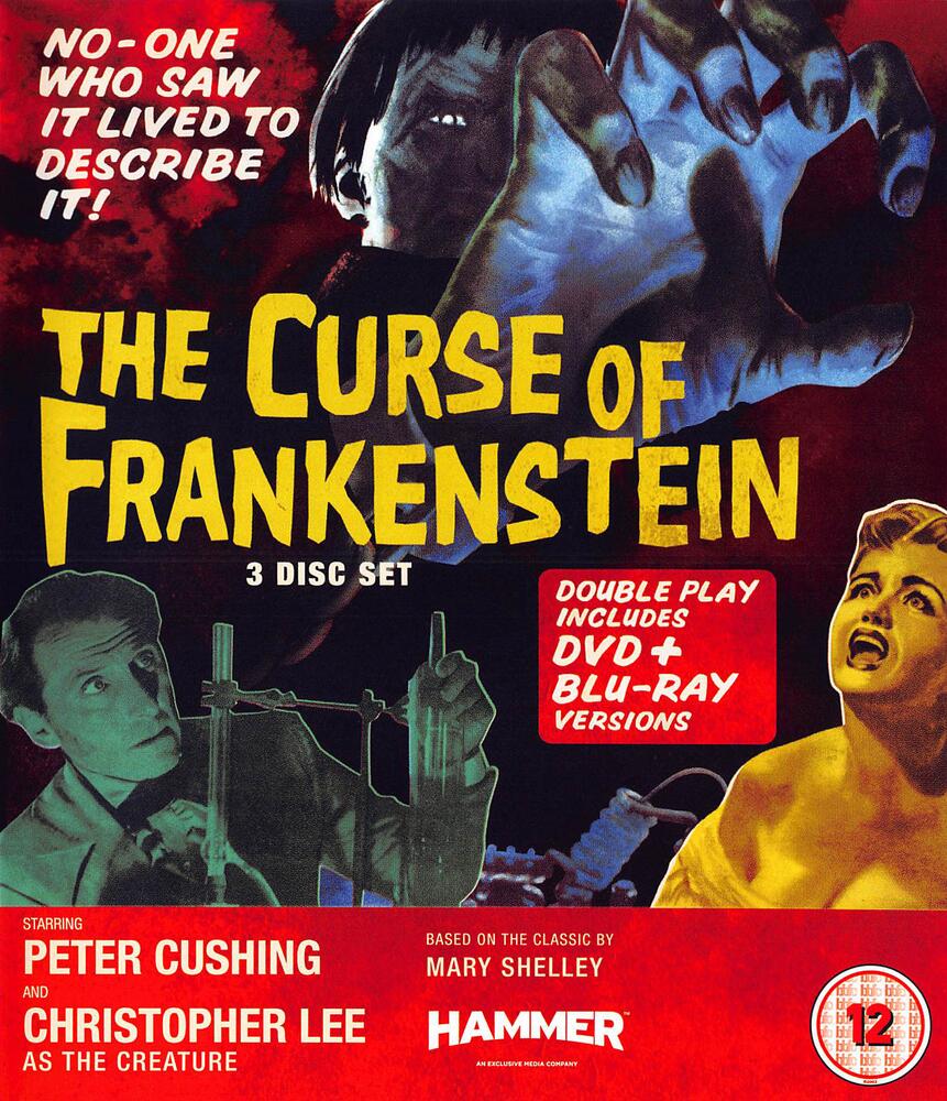 The Curse Of Frankenstein Blu-Ray + DVD