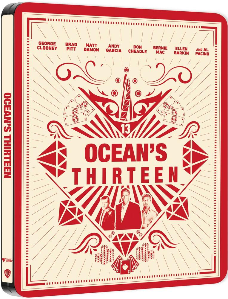 Oceans Thirteen Limited Edition Steelbook 4K Ultra HD + Blu-Ray