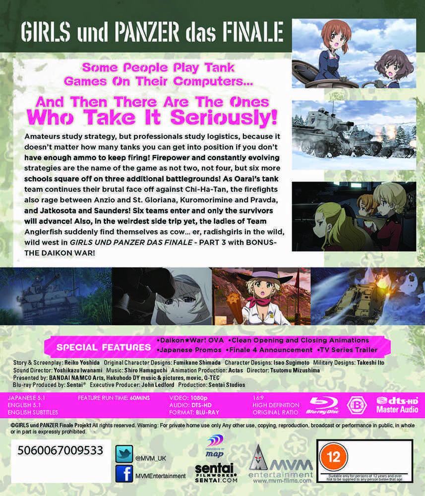 Girls Und Panzer Das Finale 3 Blu-Ray