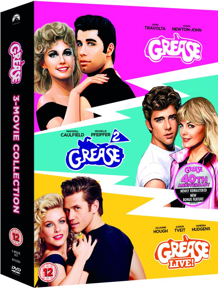 Grease / Grease 2 / Grease Live - Anniversary Edition DVD