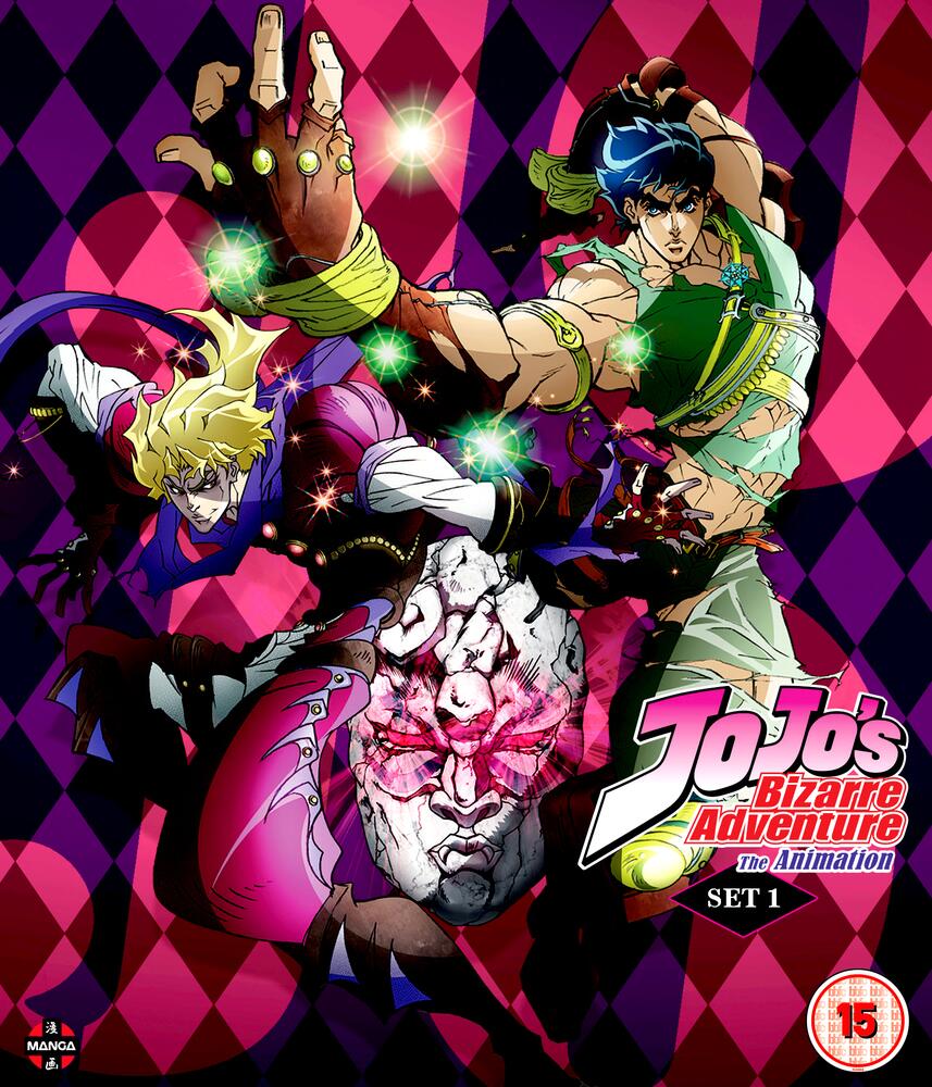 JoJos Bizarre Adventure Set 1 - Phantom Blood / Battle Tendency Episodes 1-26 Blu-Ray