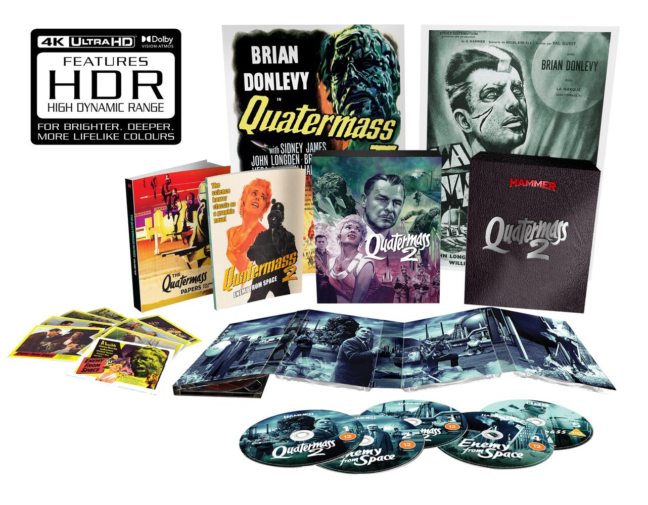 Quatermass 2 Limited Collectors Edition 4K Ultra HD + Blu-Ray