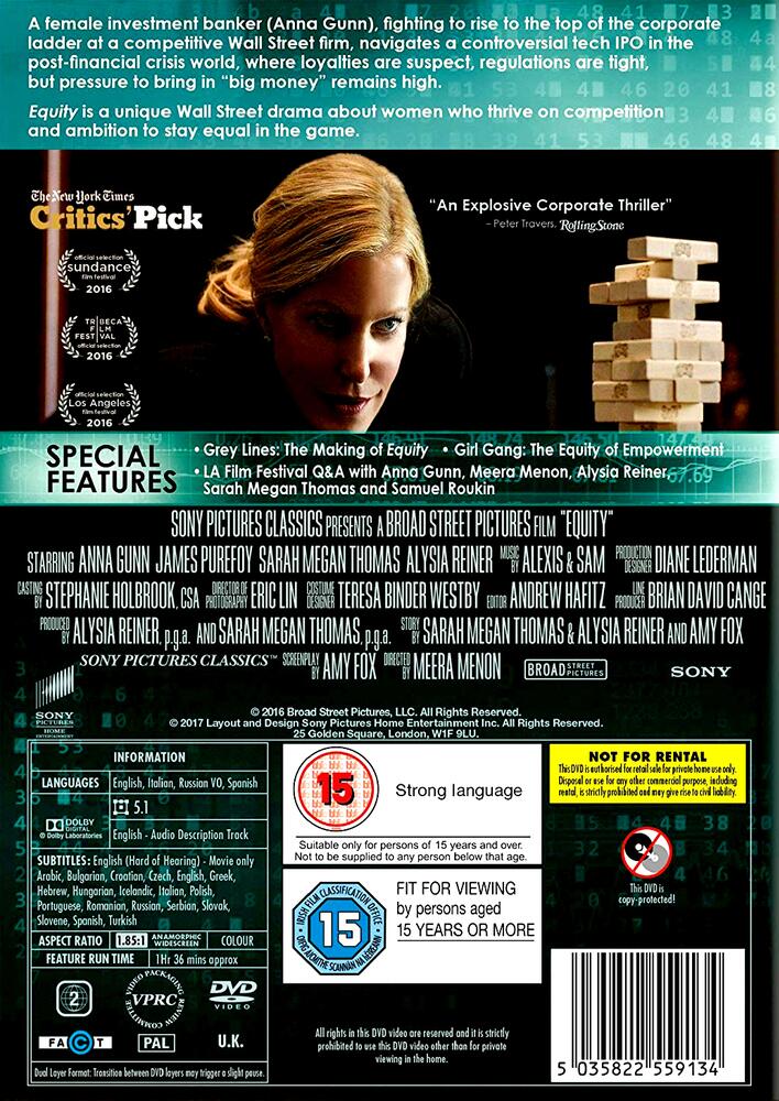 Equity DVD