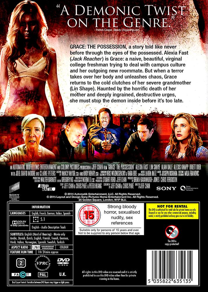 Grace - The Possession DVD