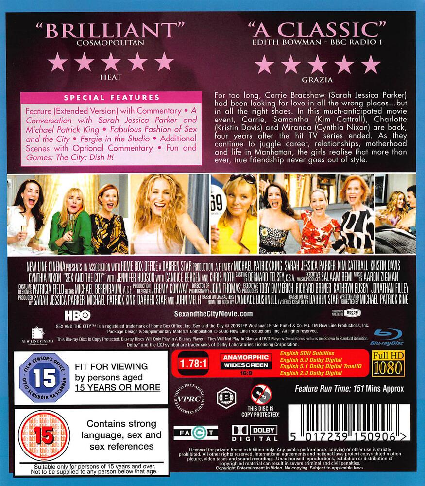 Sex And The City - The Movie - Extended Cut