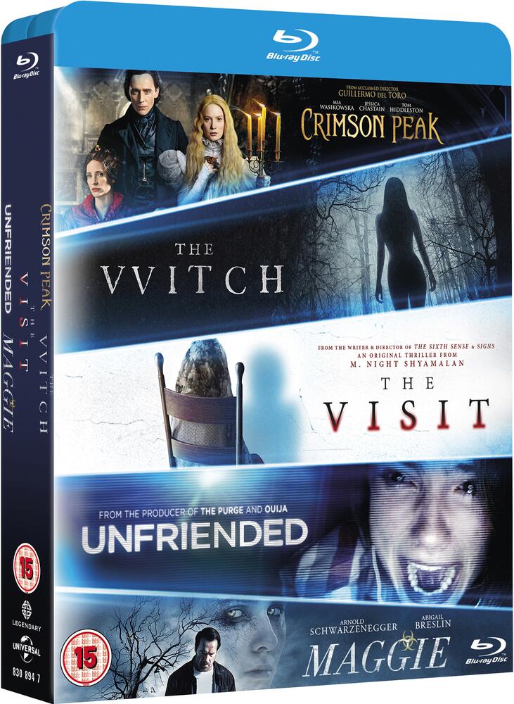 The Witch / Crimson Peak / Maggie / The Visit / Unfriended Blu-Ray