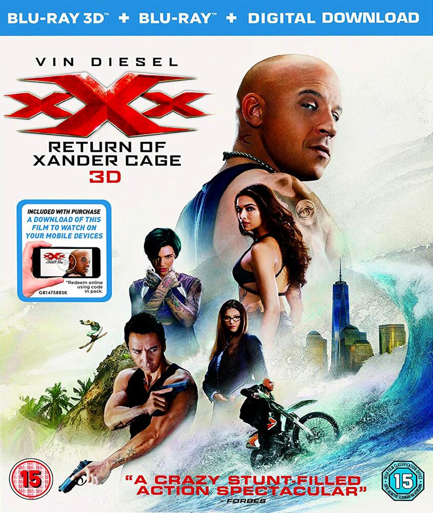 XXX - The Return Of Xander Cage 3D+2D Blu-Ray
