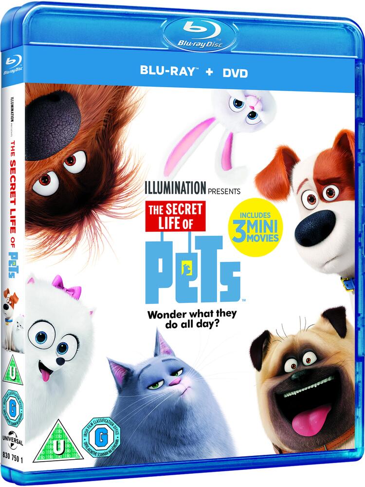 The Secret Life Of Pets Blu-Ray + DVD