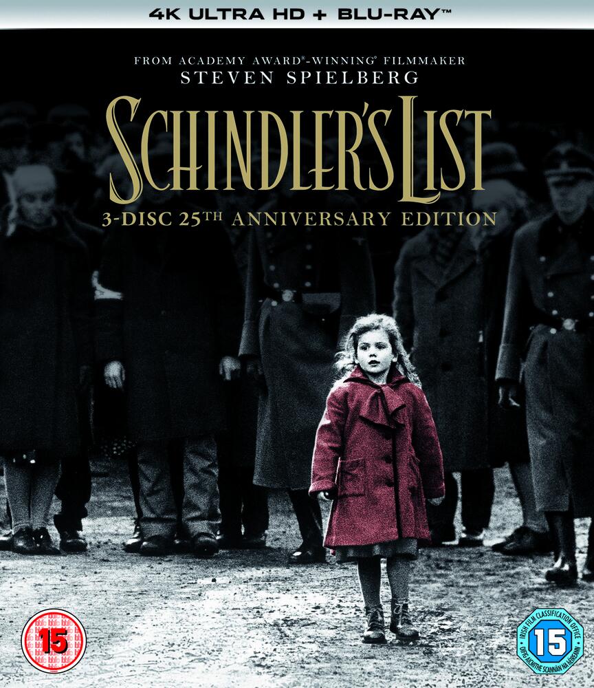 Schindlers List Anniversary Edition 4K UHD + Blu-Ray