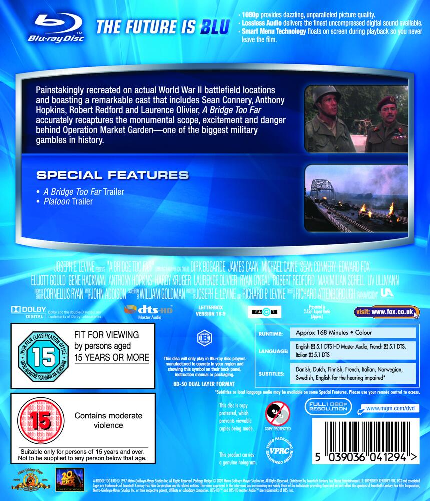 A Bridge Too Far Blu-Ray