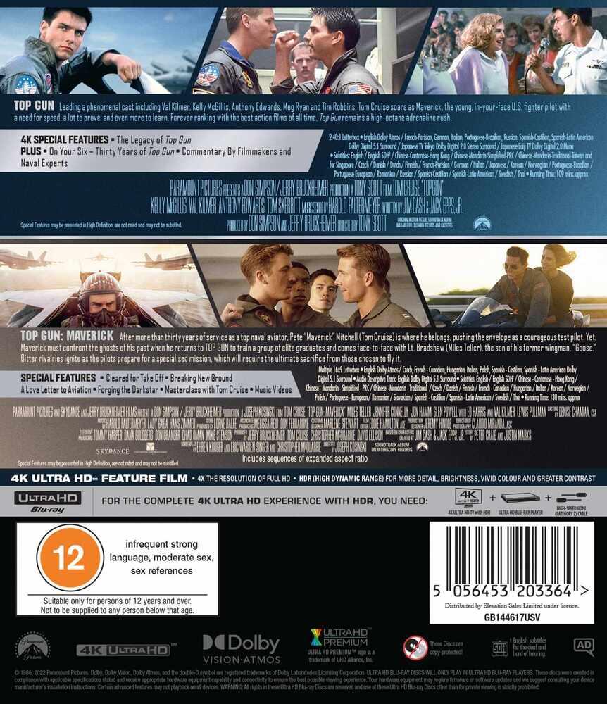 Top Gun / Top Gun - Maverick 4K Ultra HD