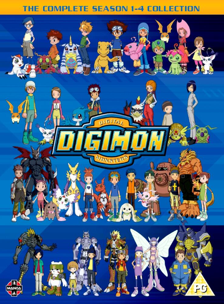 Digimon - Digital Monsters Season 1 to 4 DVD