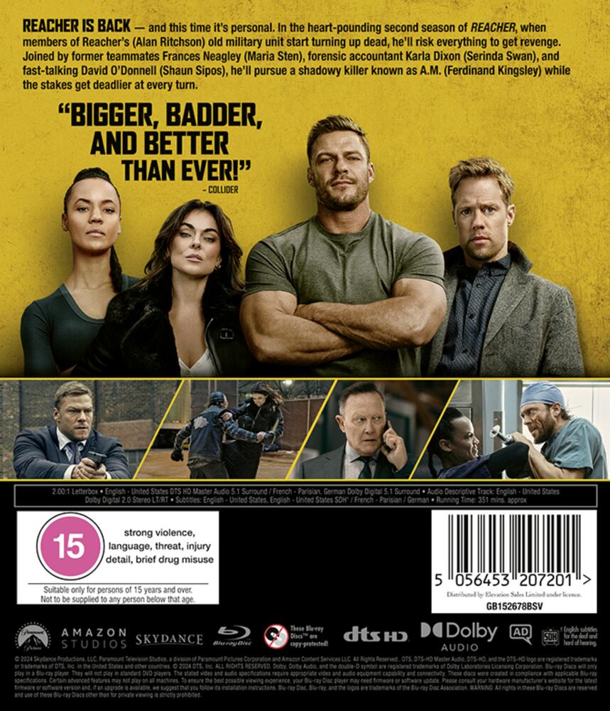 Reacher Season 2 Blu-Ray