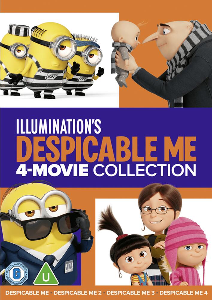 Despicable Me / Despicable Me 2 / Despicable Me 3 / Despicable Me 4 DVD