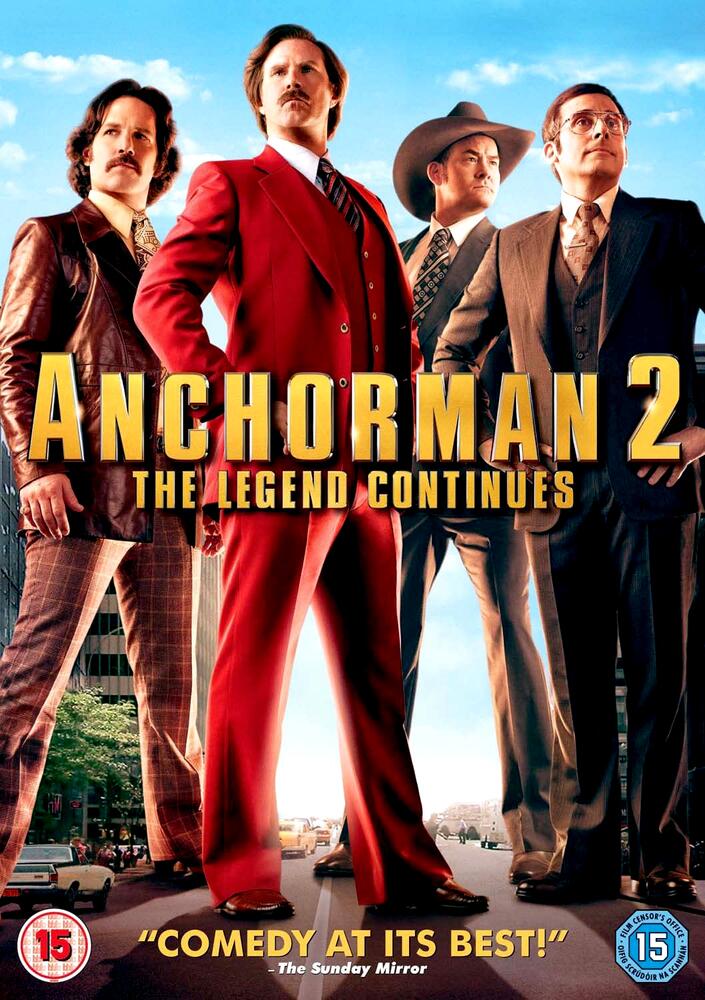 Anchorman 2 - The Legend Continues DVD