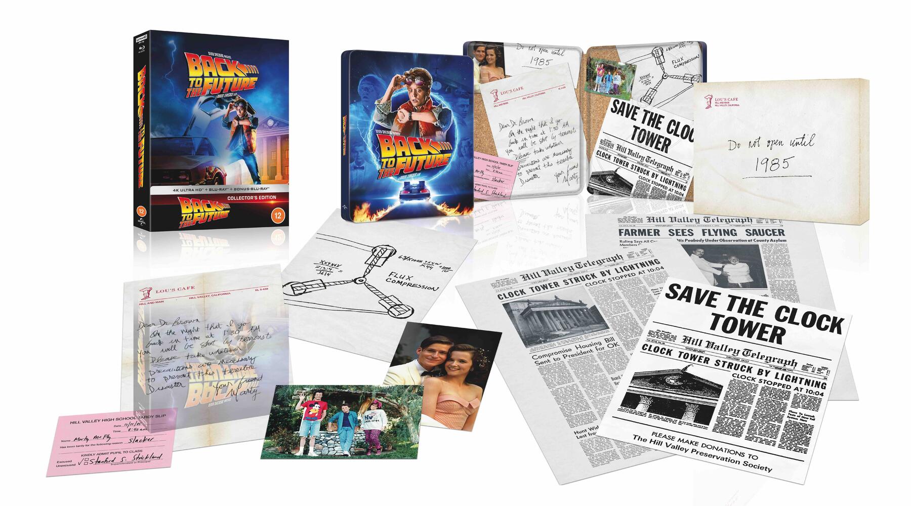 Back To The Future Limited Edition Steelbook 4K Ultra HD + Blu-Ray