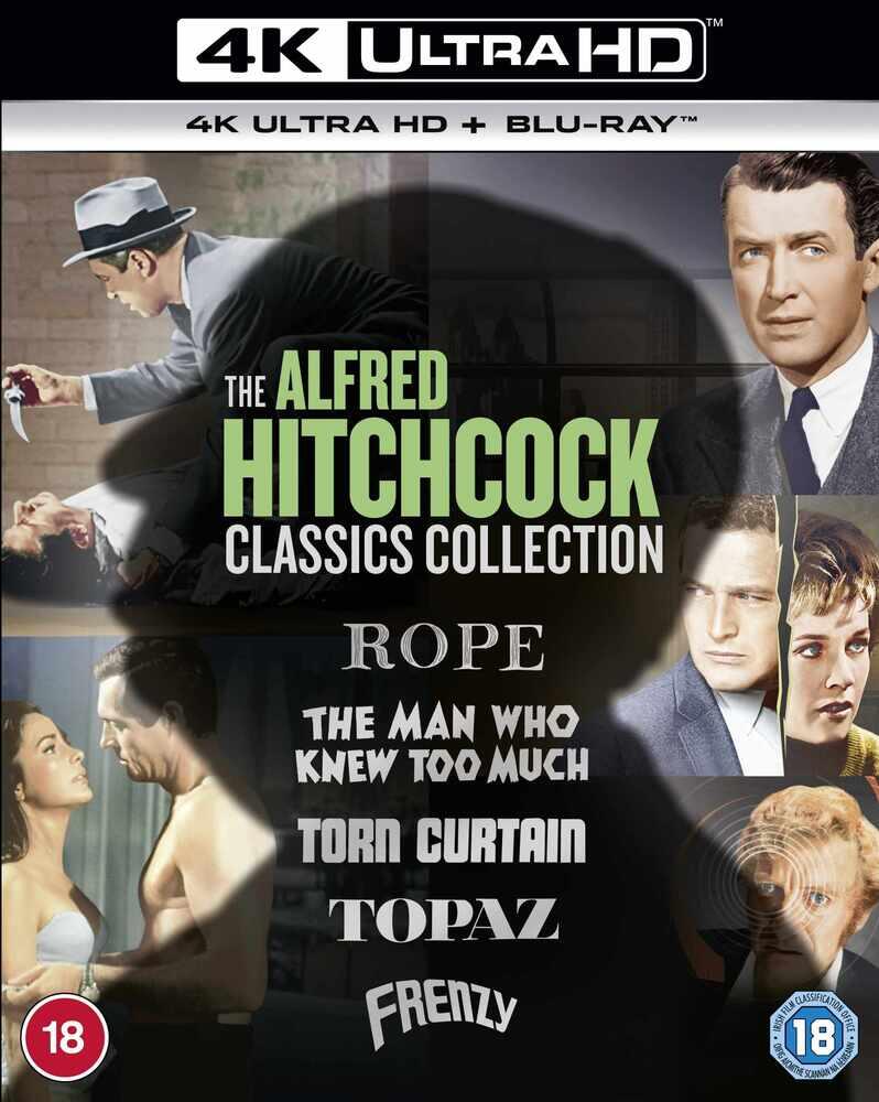 Alfred Hitchcock Classic Collection 3 4K Ultra HD + Blu-Ray