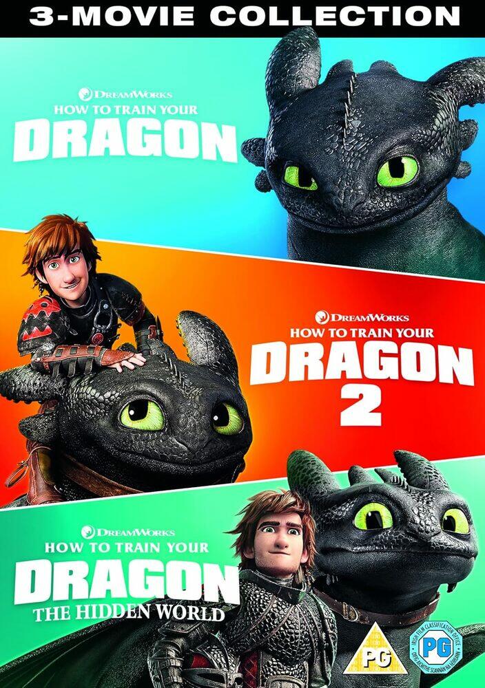 How To Train Your Dragon 1 to 3 DVD