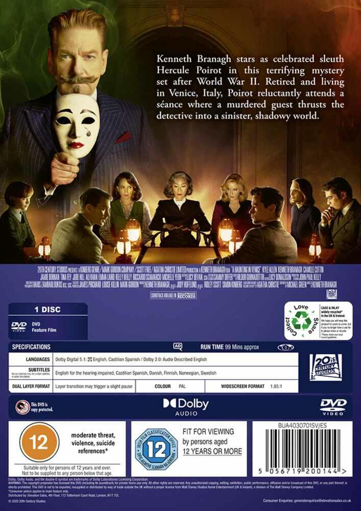 A Haunting In Venice DVD