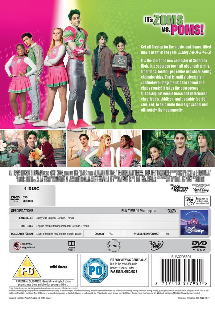 Disney Zombies DVD