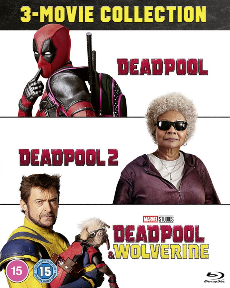 Deadpool 1 / Deadpool 2 / Deadpool 3 - Deadpool & Wolverine Blu-Ray