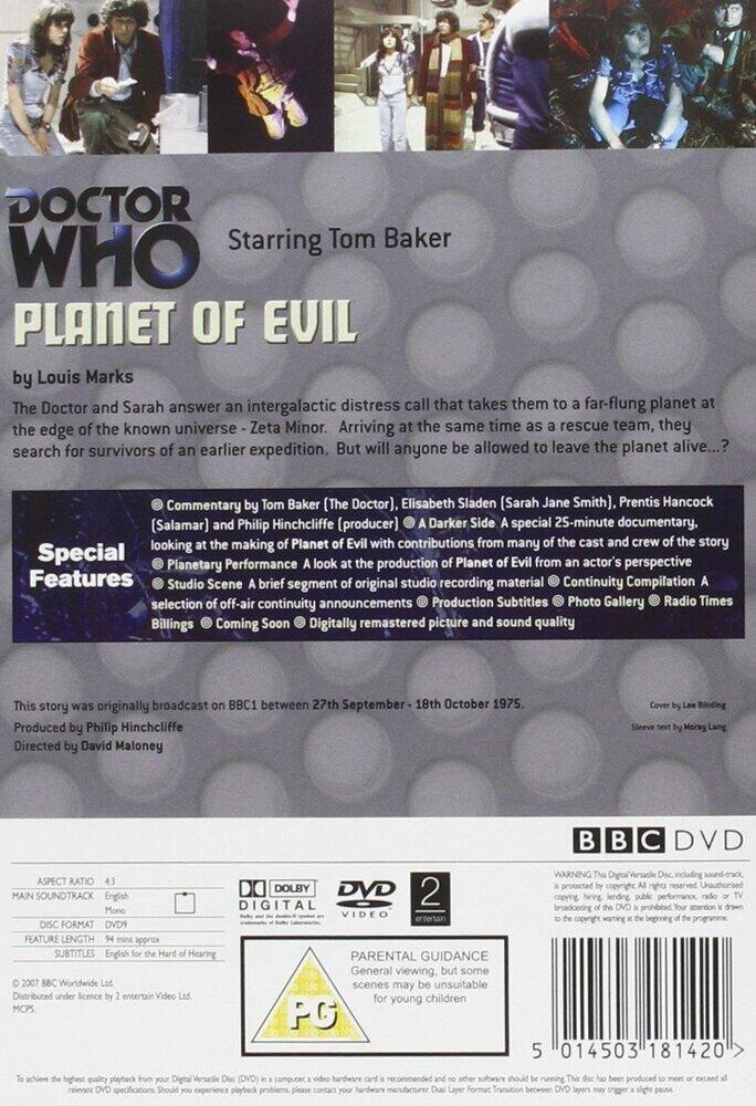 Doctor Who - Planet Of Evil DVD