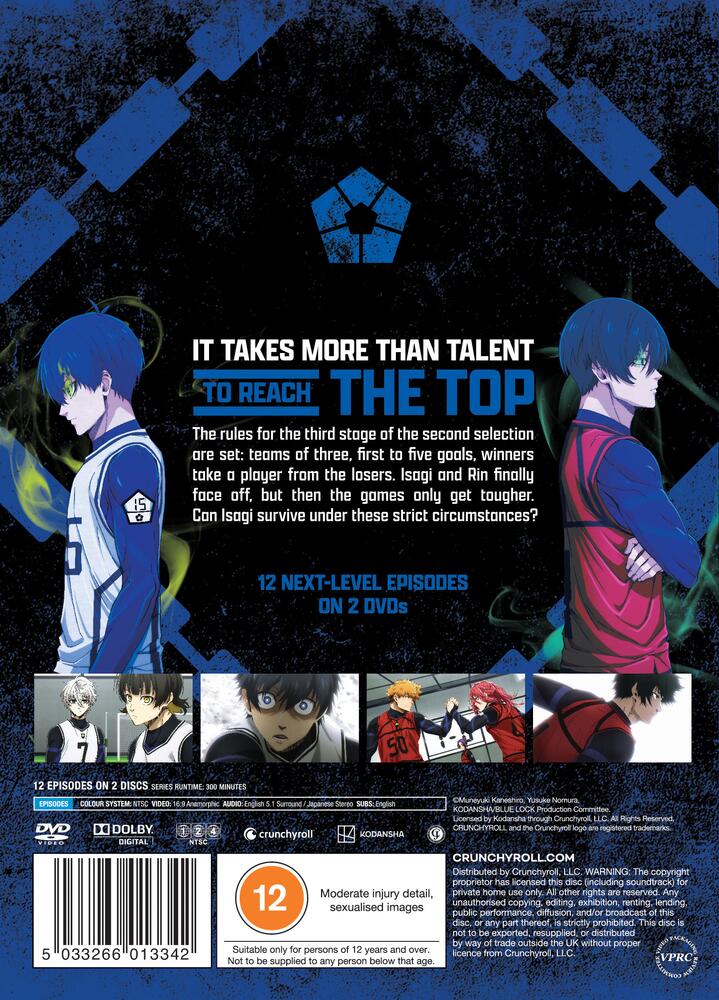 Blue Lock Part 2 DVD
